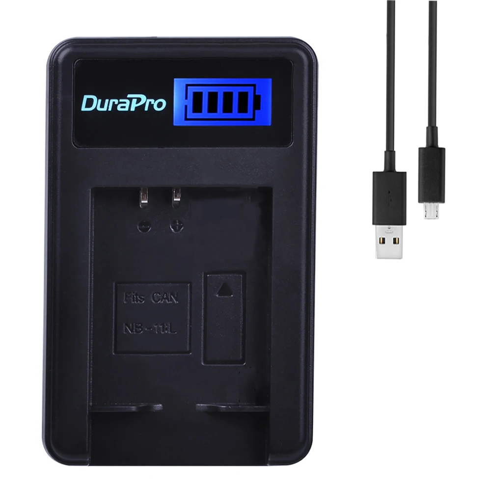 

1x NB-11L NB 11L NB11L LCD Display Battery Charger For Canon A2600 A3500 A4000IS IXUS 125 132 140 240 245 265 155 Camera Battery