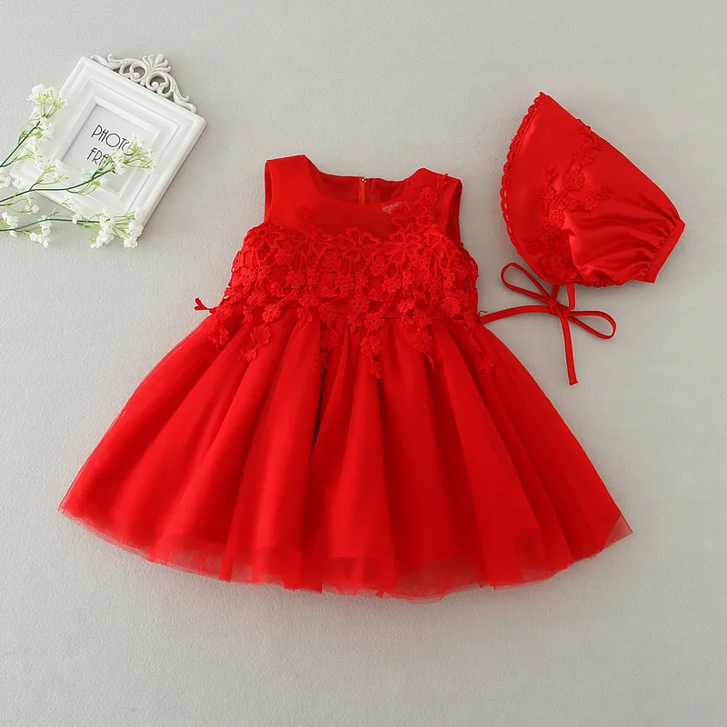 Cute Girls Party Dress 1 Year Birthday Dress For Baby Girls New Toddler