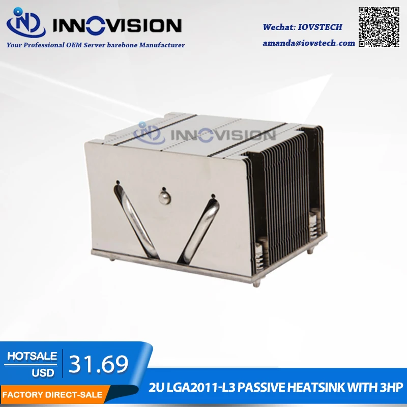 New LGA2011 2U Passive server heatsink without fan for Super micro 2U 2011 Norrow CPU Cooler New LGA2011 2U Passive server heatsink without fan for Super micro 2U 2011 Norrow CPU Cooler