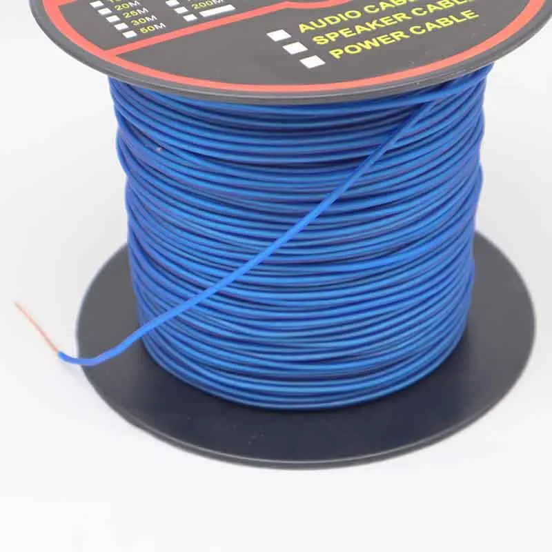 

Pure Copper Car Audio Hi-Fi Control Cable OFC 18GA 100m Control Wire Car Stereo HiFi/Car Audio System