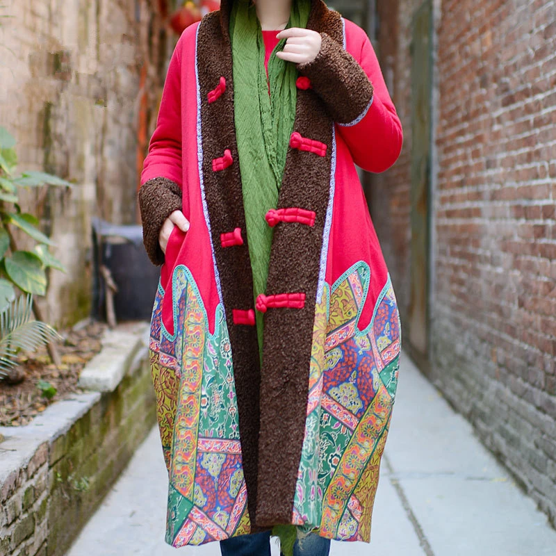 Bohochic bohemio étnico Original mujeres Vintage tallas grandes otoño invierno abrigos 90% algodón larga Z160115Q Boho Chic|boho necklace|coated electric - AliExpress