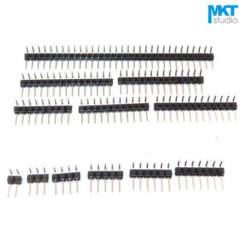 

100Pcs Right Angle Bend 2.54mm Pitch Single Row PTH Male Pin Header Strip For Arduino 11P 12P 13P 14P 15P 16P 17P 18P 19P 20P