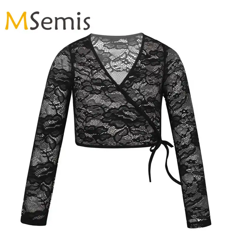 black ballet cardigan