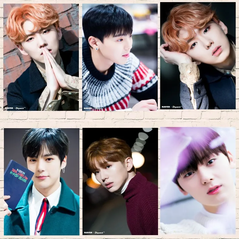 Monsta X плакат Minhyuk Wonho прозрачная картина наклейки на стену домашний декор хорошее