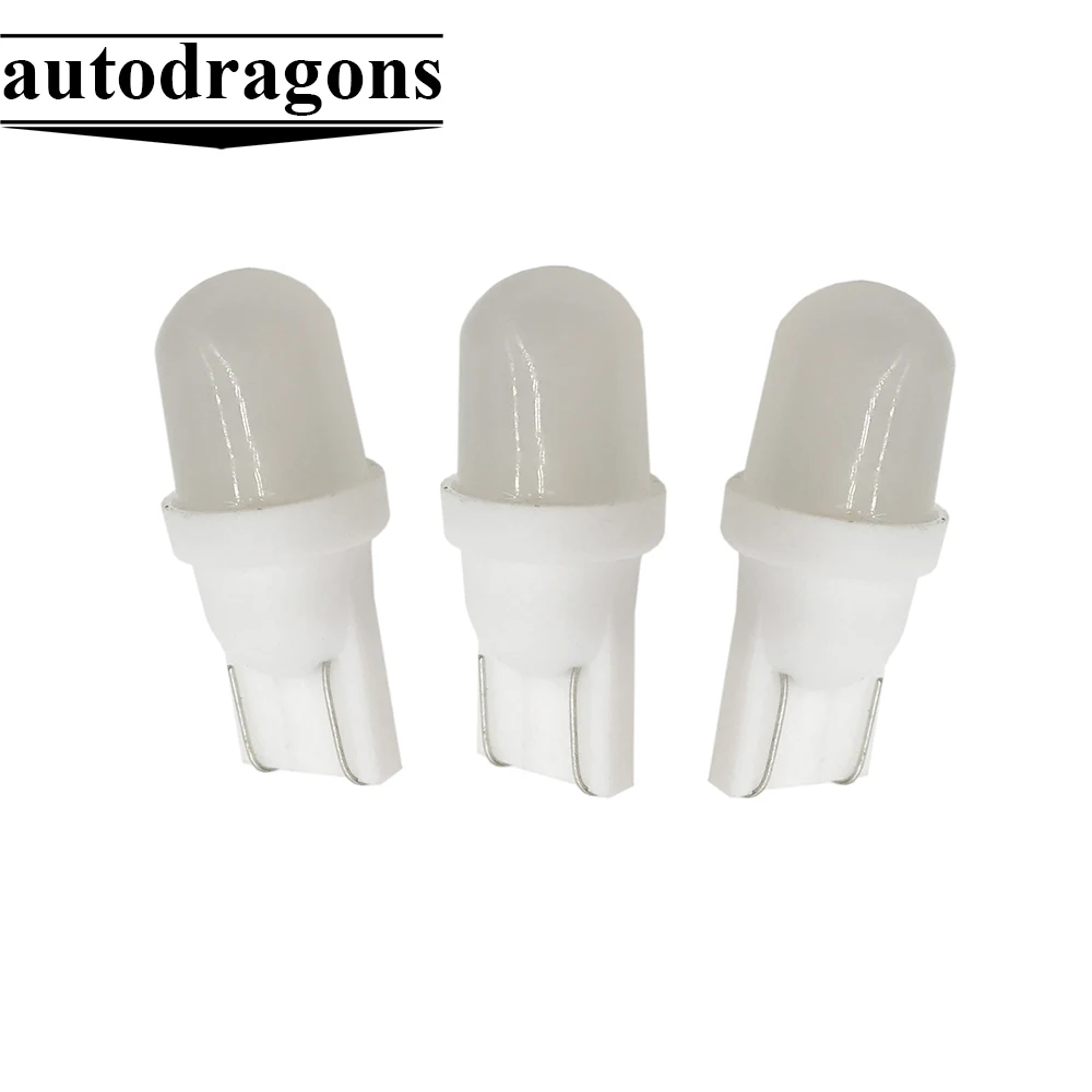 

20 pcs white blue green warm white cold white red color #555 T10 194 AC DC 6.3V frosted pinball led bulbs for pinbal machine