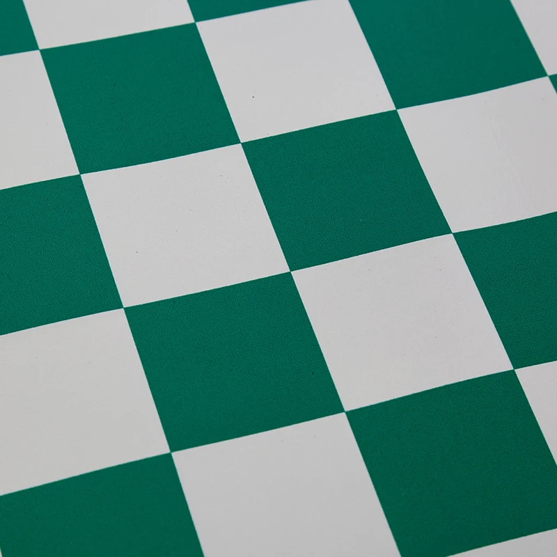 Виниловые турнирные шахматы доска для детских обучающих игр зеленая и Белая магнитная доска для шахмат P15 34,5 см