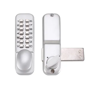 

Theftproof cipher lock Zinc alloy code push button mechanical combination knob door lock