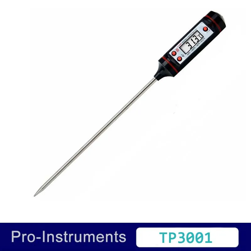 

TP3001 Professional Household Pen Type BBQ Thermometer Food Milk Temperature Kitchen Use Tester Digital Thermometer Null