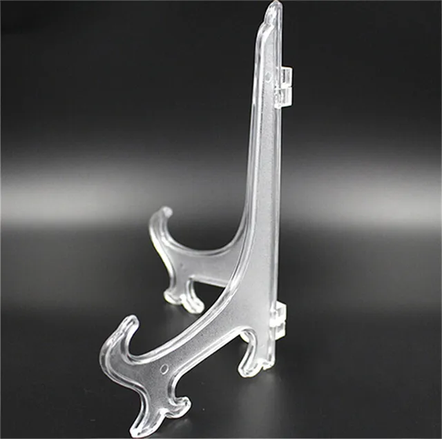 Online Shop New 1 PC Clear Plastic Plate Stands Bowl Plate Display ... Online Shop New 1 PC Clear Plastic Plate Stands Bowl Plate Display ...