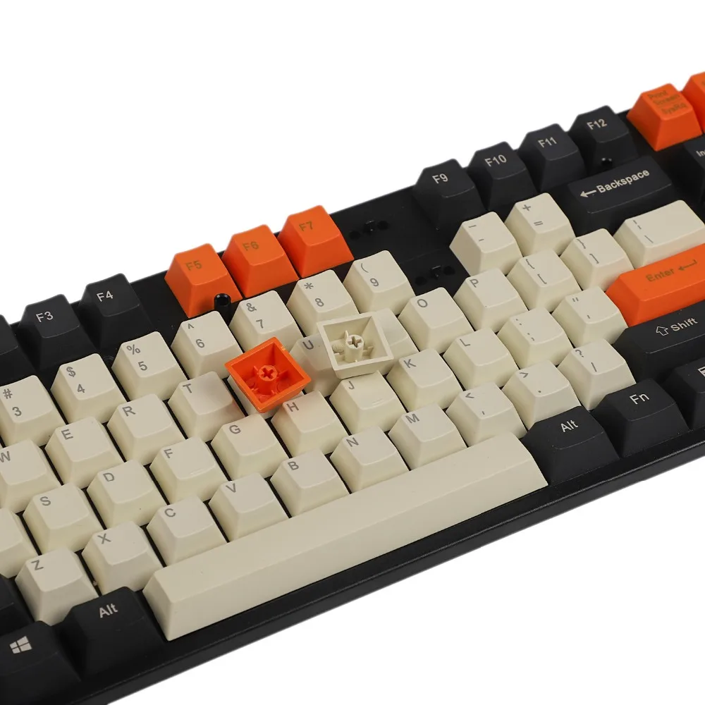 YMDK Carbon 108 Keyset толстый pbt Вишневый профиль колпачки для стандартных ANSI 104 87 61 механическая клавиатура MX filco Vortex