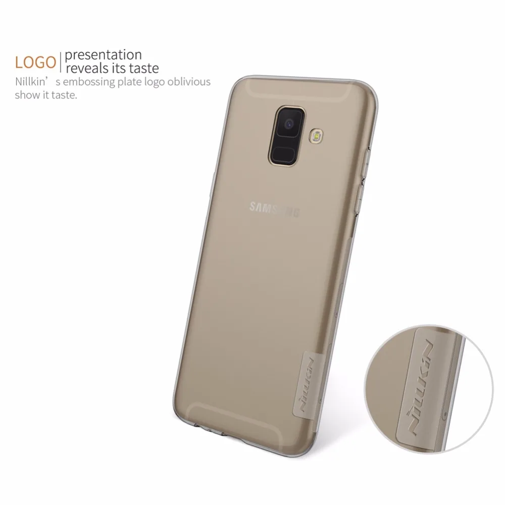 For Samsung Galaxy A6 Galaxy A6 Plus NILLKIN Nature TPU Soft Back Cover Case With Retail Package