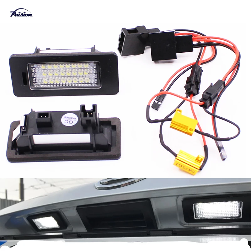 24 smd led number license plate light fit for skoda skoda superb number plate light