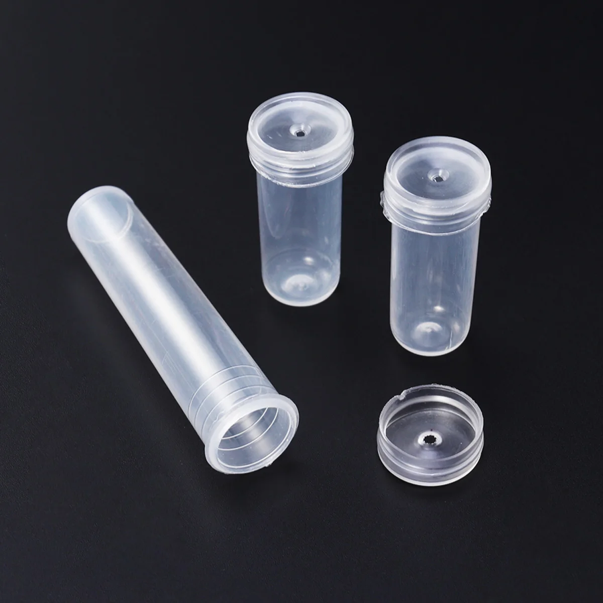 Nutrition Flower Plastic Tube Transparent Water Flower Tube Cap Flower Water Container Florist Supplies For Nutrition Storing