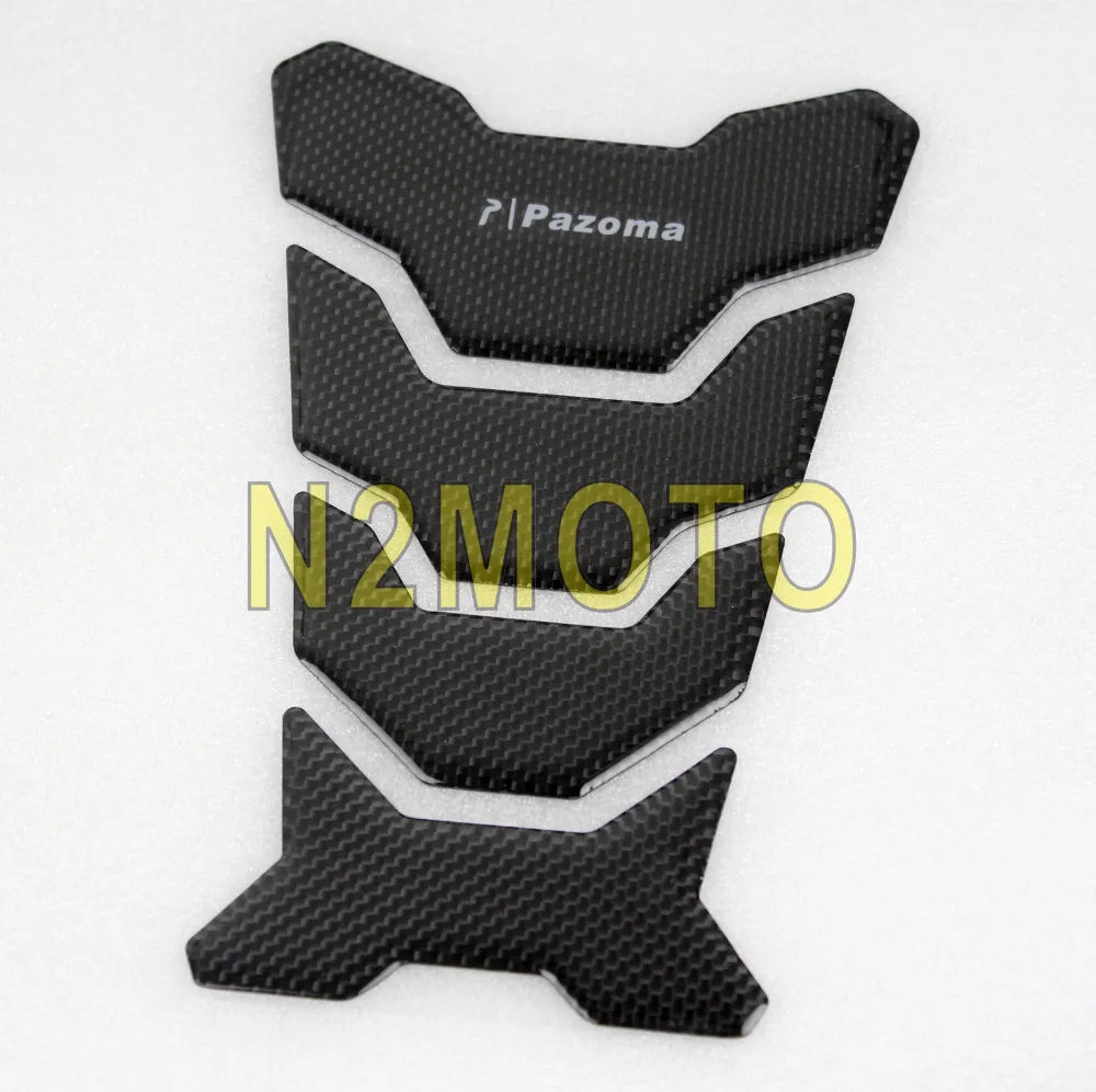 d/écalcomanies dautocollant de protecteur de protection de r/éservoir de carburant de gaz de fibre de carbone Protection de r/éservoir de moto