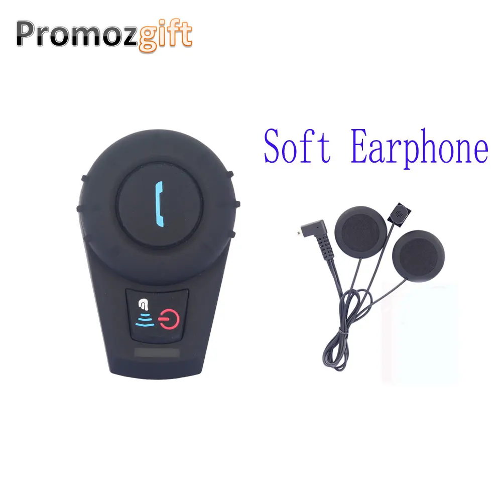 

Soft Earphone! FDC-VB 500M HiFi BT Bluetooth Motorcycle BT Interphone Helmet Intercom Headset Intercom Motorcycle