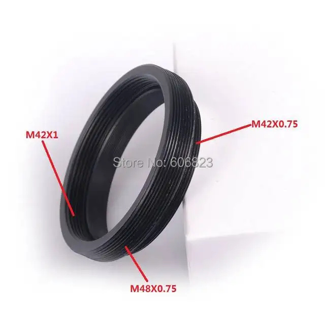 

scope Adapter T T2 M42X1 to M48X0.75 M42X0.75 Male Thread Seamless Connnect