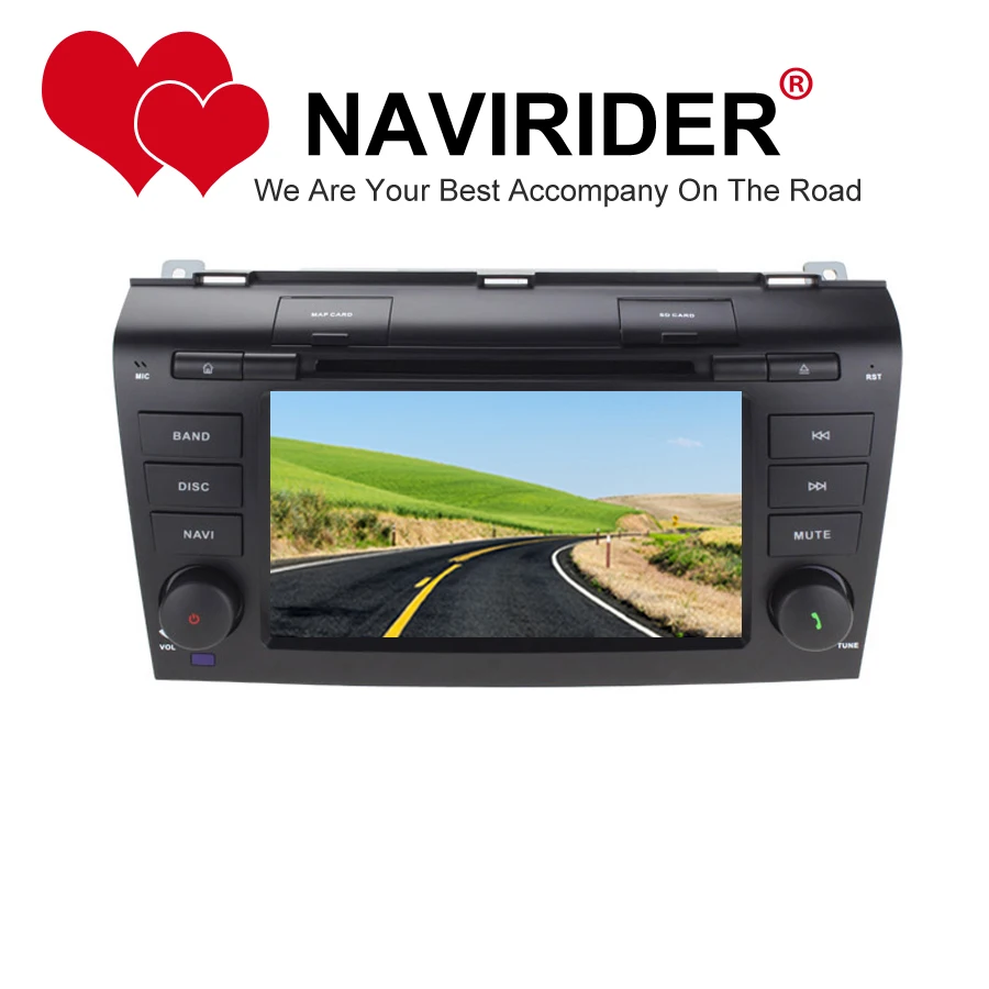 Best car dvd Fit for Mazda 3 2003-2009 Stereo navigation head unit HU tape recorder multimedia autoradio GPS android 8.1.0 head unit 0