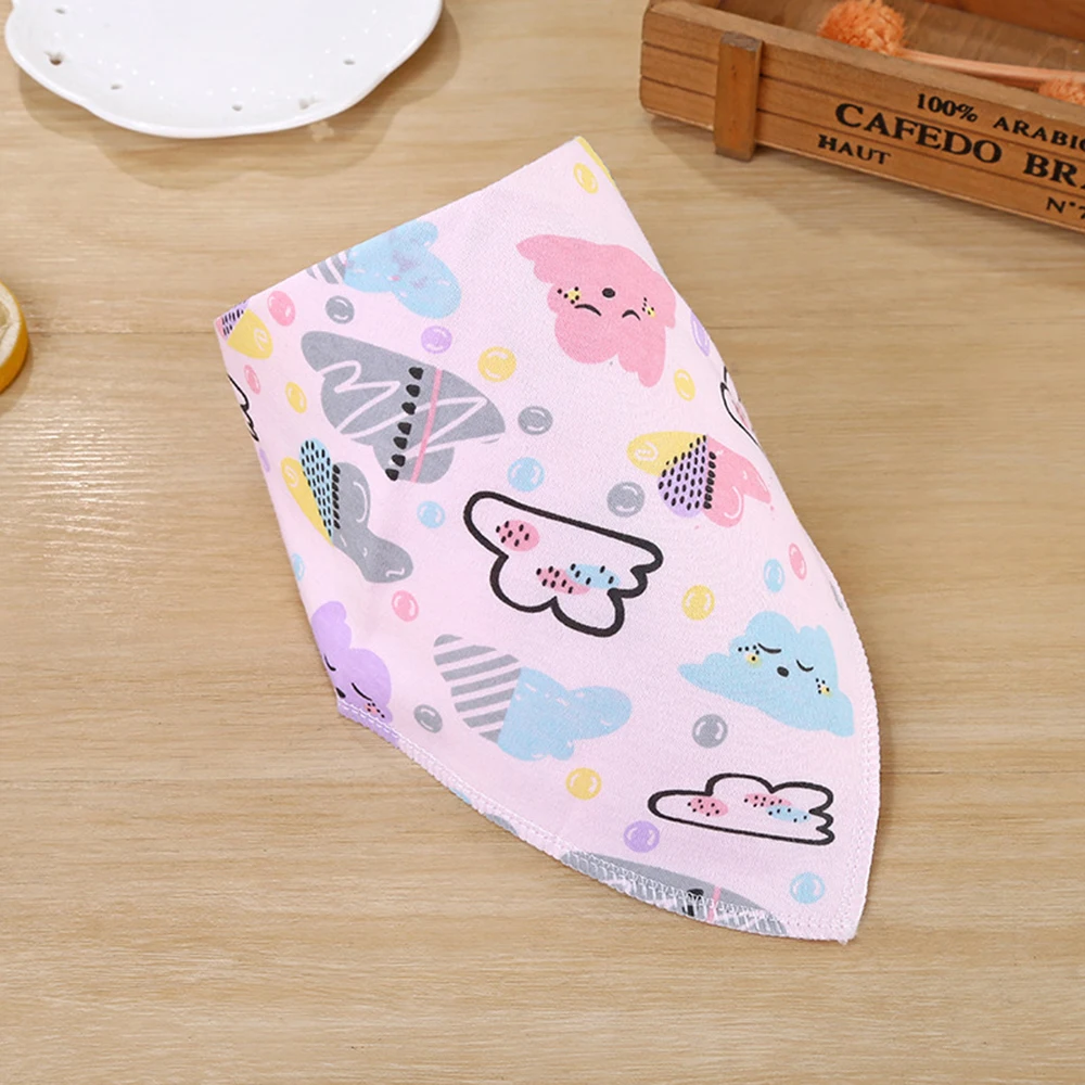 Cotton Baby Bibs Bandana Feeding Brup Cloth for Infant Newborns Saliva Towel Scarf Kids Toddler Baby Care Boys Girls Stuff Bib - Цвет: 08