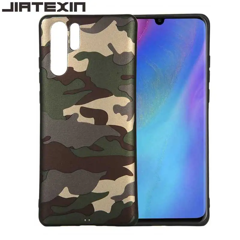 JIATEXIN камуфляжная серия для huawei P30 Pro Чехол мягкий TPU армейский Камуфляжный узор
