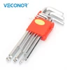 9 Pcs Durable Reinforced Metric Ball Ended Hex Allen Key Wrench Set Spanner Torque Wrench, Chrome Vanadium ► Photo 1/6