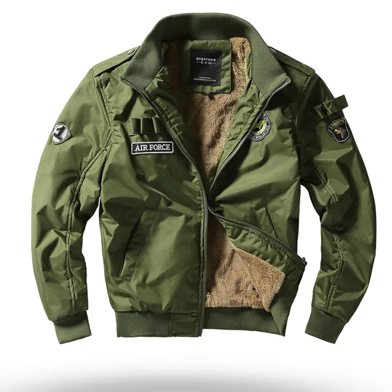 Модная Качественная мужская одежда, куртки, армейский военный мотоцикл Авиатор, Повседневная ветрозащитная мужская куртка-бомбер, верхняя одежда, пальто