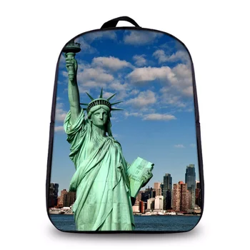 

New Hot York and Earth 3D Backpacks Creative Pattern for Children School Bag Kids Shoulder Travel Bags Students Brand New