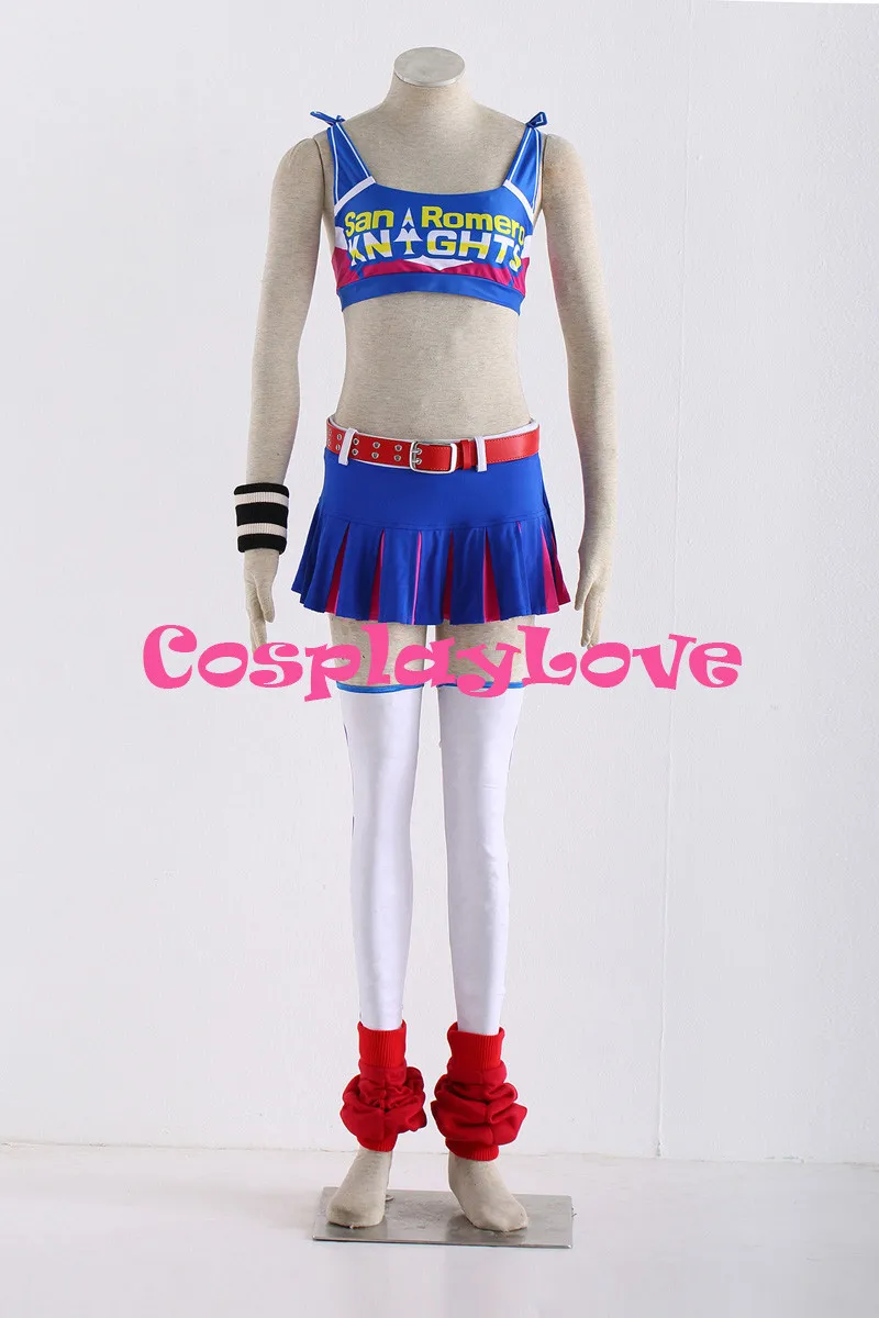 Lollipop Chainsaw Juliet Starling Cosplay Costume (2)