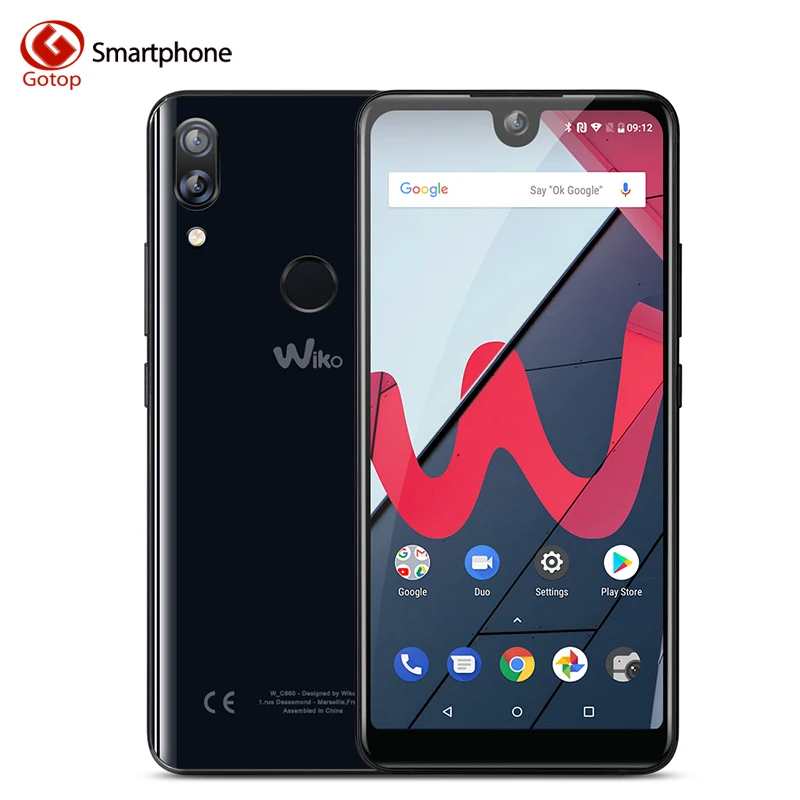Wiko View 2 Pro смартфон 6 0 &quot19:9 полный дисплей Мобильный телефон 4 Гб + 64 16.0MP Snapdragon 450