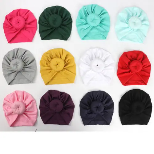

Baby Newborn Baby Kid Girl Infant Toddler Bowknot Beanie Cute Hat Hospital Cap Comfy Knotted Headwear Headband