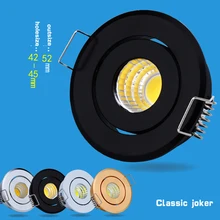 Высокое качество 3 Вт 6 Вт затемняемый мини светодиодный светильник мини cob Светодиодный точечный светильник светодиодный потолочный светильник белый корпус/черный корпус