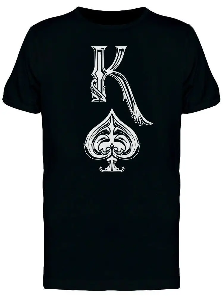 Футболка King and Queen Poker Men'S Хлопковая мужская футболка нового дизайна на лето