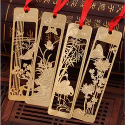 Новый творческий Kawaii красивые китайские винтажные изысканный металл закладки дети студент подарок канцелярские принадлежности