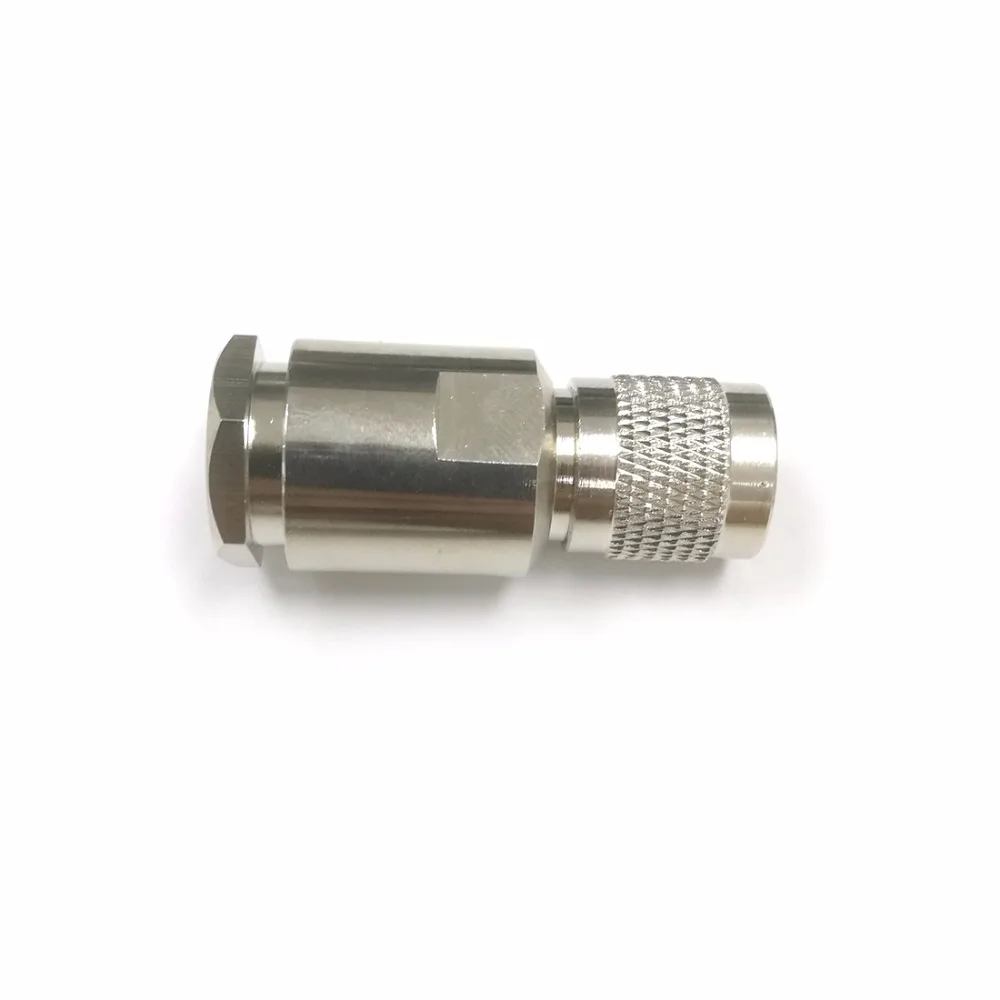 

1pc TNC male plug RF Coax Connector Clamp for RG8 RG213 cable Straight Nickelplated NEW wholesale