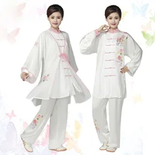 Customize Chinese Tai chi clothing kungfu uniform Martial arts clothes Qigong garment for men women children kids boy girl