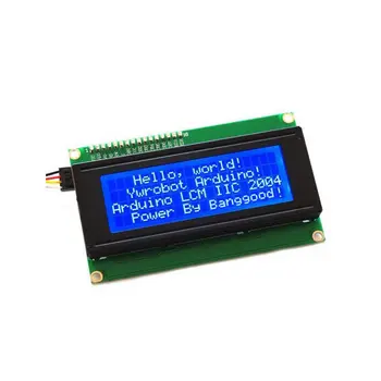 

IIC I2C 2004 204 20x4 Character LCD Display Module Blue Free Shipping 20*4