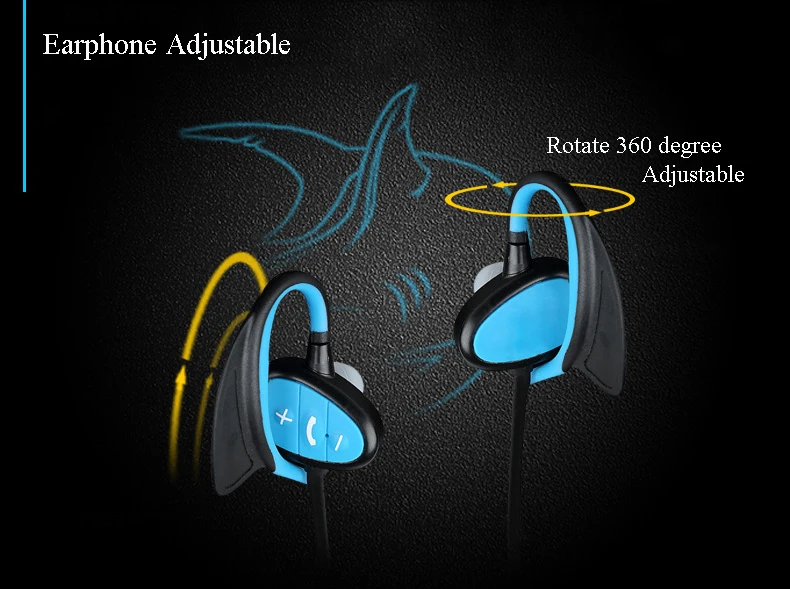 Biosafe Bluetooth наушники Водонепроницаемый IPX8 Беспроводной наушники спортивного плавания басовая гарнитура с микрофоном для IPhone Xiaomi