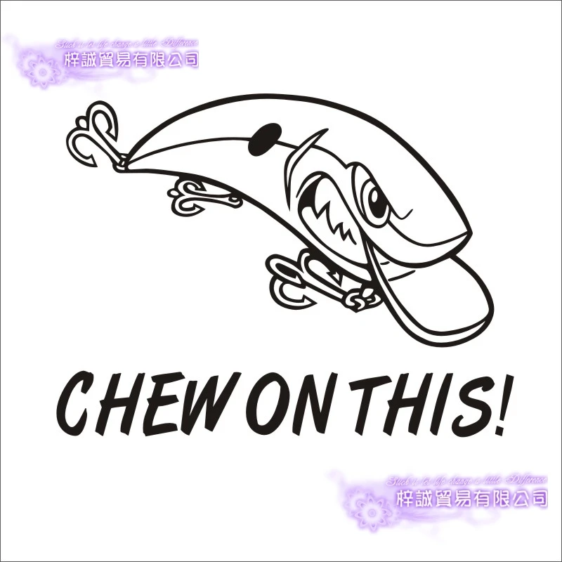 Fishing Sticker Logo Car Fish Decal Angling Hooks Posters Vinyl Wall Decals Hunter Bass Parede Decor Mural Fish Sticker