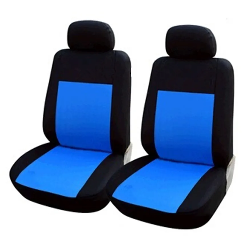 Универсальные автомобильные чехлы для сидений, автомобильные аксессуары, аксессуары для Renault Logan, автомобильные чехлы для Totota honda, Lada Priora - Название цвета: 4PCS blue