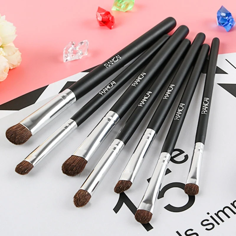 7pcs Professional Eyes Makeup Tool Brushes Eye Shadow Powder Cosmetic Tools Makeup Brush SetEye