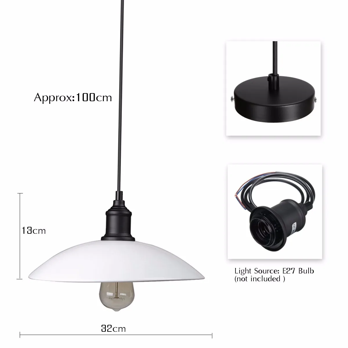 Panela de Ferro Loft Estilo Industrial Retro Restaurante Bar Café Criativo Pingente Lâmpada Dia32cm * 13 Lâmpadas Led Abajur Art E27 5 Cheap Capas e sombras p luminárias