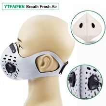 Повесить наушники-вкладыши Велоспорт Пылезащитная Маска анти-грязь с 2 клапаны Bisiklet Maskesi активированный уголь N99 фильтры для прогулок лыжный поездка на свежем воздухе
