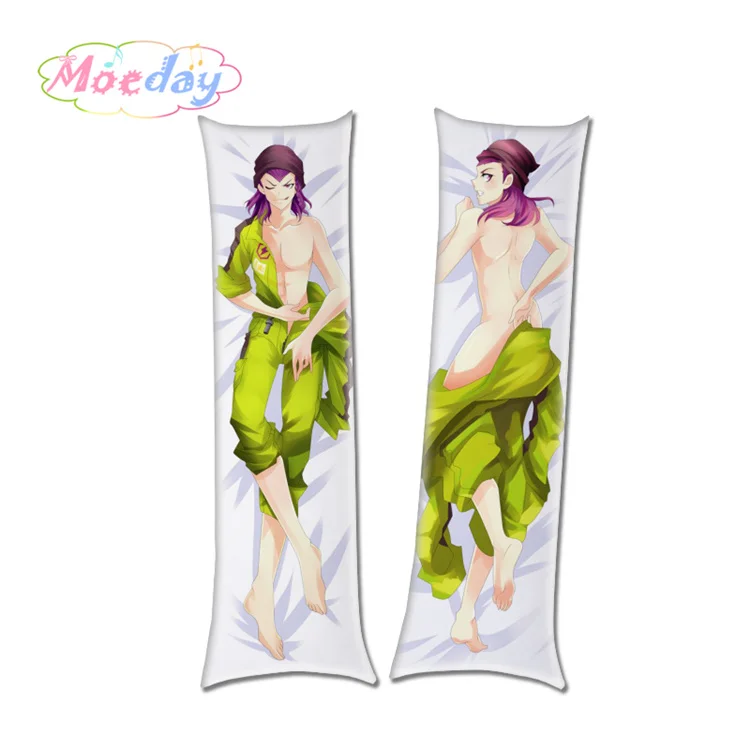 Danganronpa триггер Happy Havoc Nagito Makoto Amami Oma Mens Dakimakura Чехол - Color: Blue