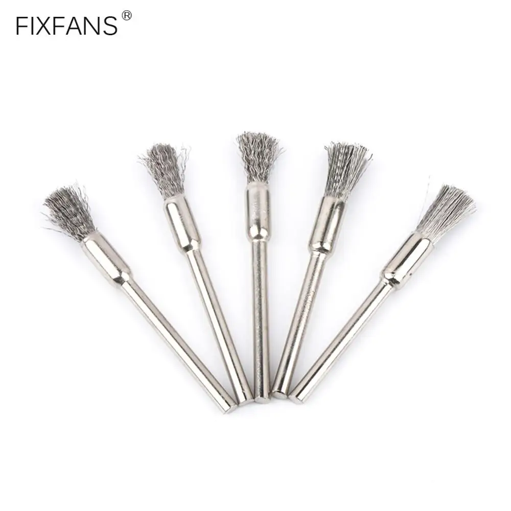 FIXFANS 5Pcs Stainless Steel Mini Clean Brush Heating Wire Coils