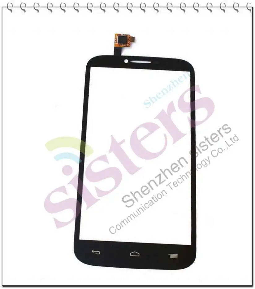 ALC0016 Black White Touch Screen Digitizer Glass Panel For Alcatel Pop C9 OT-7047 7047 7047D  (4)