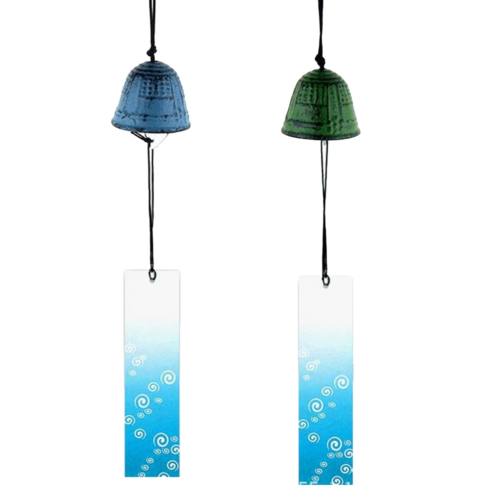 2 Pieces Japanese Furin Wind Chime Nambu Cast Iron Iwachu Bells