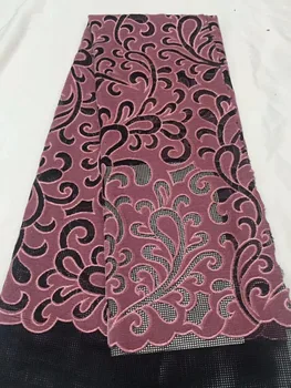 

Velvet Lace Fabric For Party, High Quality Wedding Lace Fabric, African Tule Lace Fabric Wedding Dress