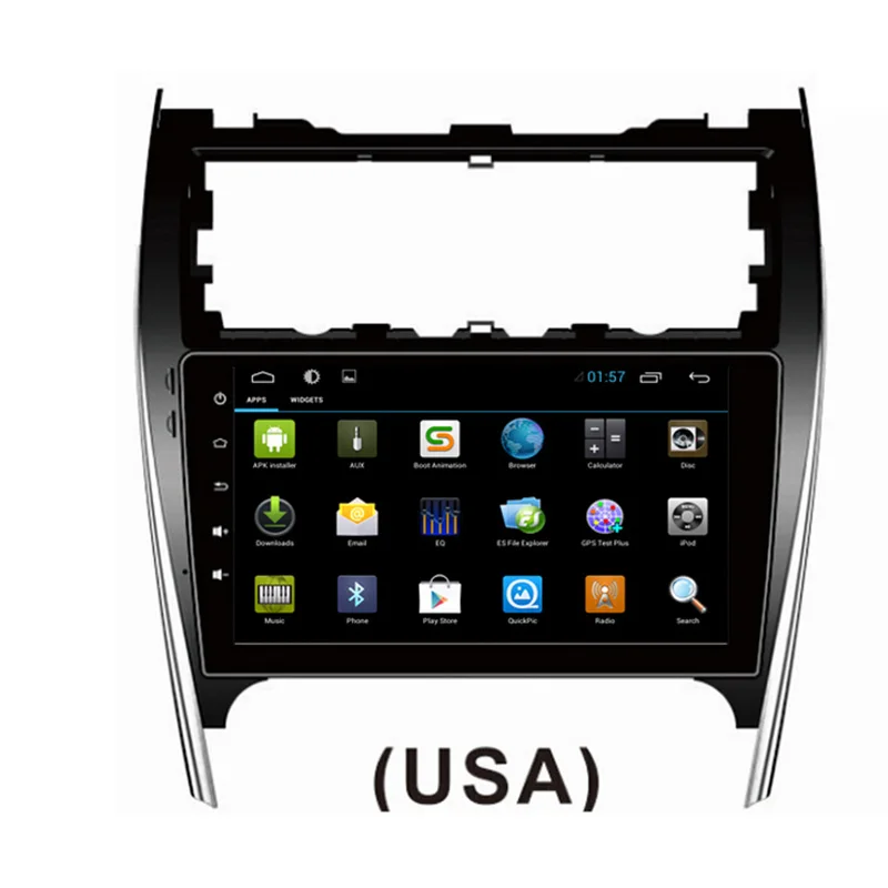 10.2นิ้ว1024*600 A Ndroid 4.4.4รถGPS N AVI 16กรัมสำหรับโตโยต้าคัมรี่ตะวันออกกลางอ