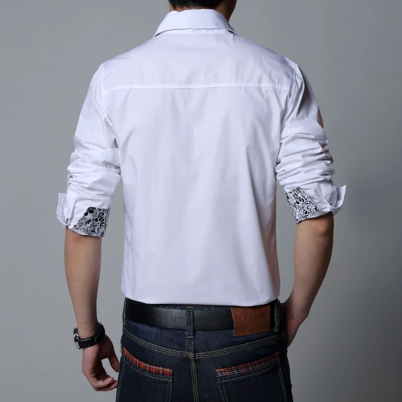 Мужские деловые рубашки больших размеров, 6XL, 7XL, 8XL, на весну и осень, Мужские приталенные рубашки высокого качества, мужские футболки в повседневном стиле