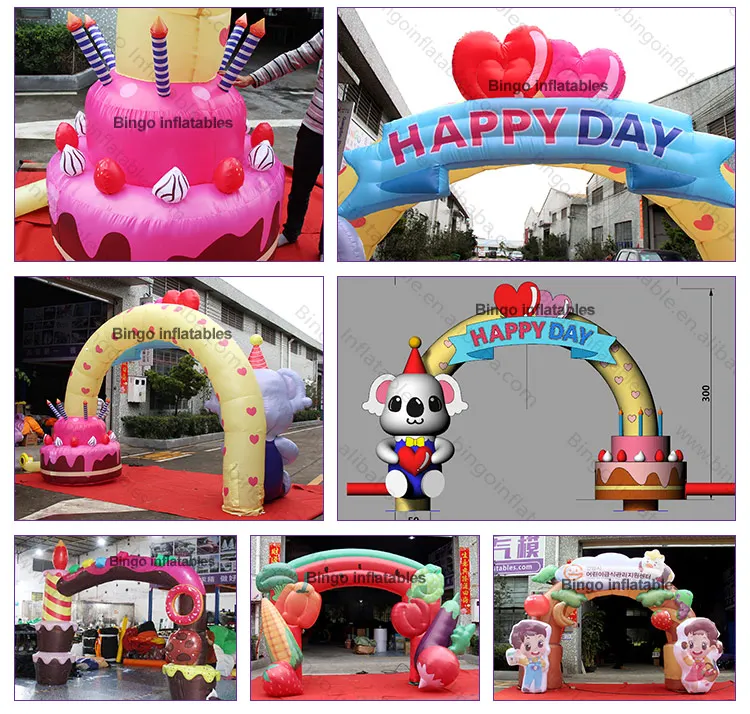 BG-A1408-Inflatable Birthday Arch_2