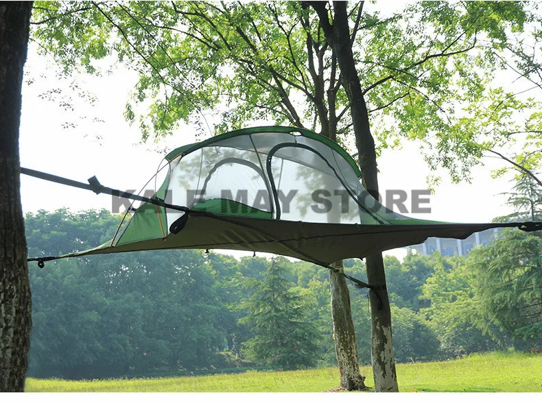 Rede à Prova Tenda para Caminhadas Árvore Suspensa Tenda Ultraleve Pendurado Casa Acampamento Dwaterproof Água 4 Temporada Mochila 220*200cm 9 casa acampamento rede à prova dwaterproof água